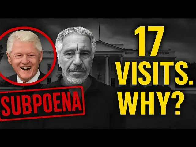 'Video thumbnail for “Bill & Hillary Clinton Subpoenaed Over Epstein Ties?! Flight Logs, White House Visits & the Photo'