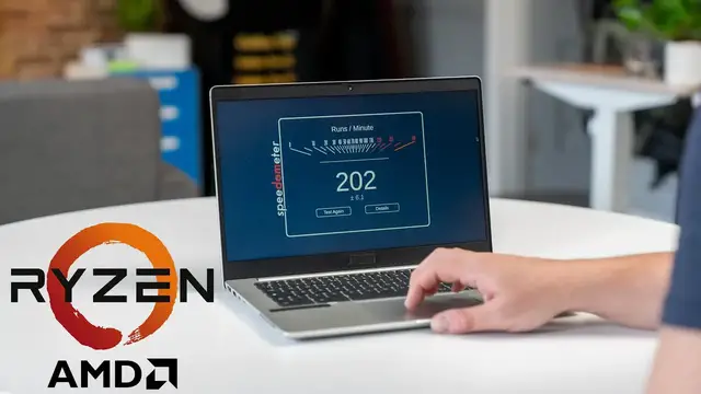 Video thumbnail for Exclusive hands-on with an AMD Ryzen 5000 Chromebook: It's Fast!!