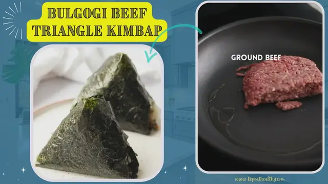 Video thumbnail for Bulgogi Beef Triangle Kimbap