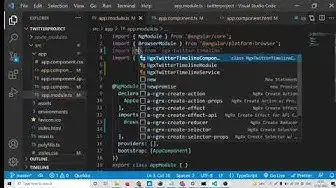 Video thumbnail for Angular 13 Project to Embed Twitter Timeline Tweets of Username Using ngx-twitter-timeline in TS