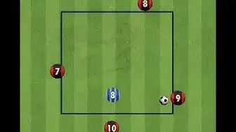 Video thumbnail for Basic rondo soccer drill