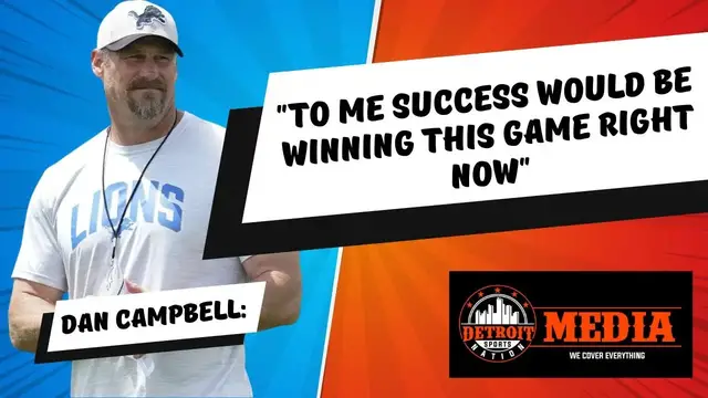 'Video thumbnail for Detroit Lions MCDC channels his inner "Any Given Sunday" The Inches we need are everywhere around us'