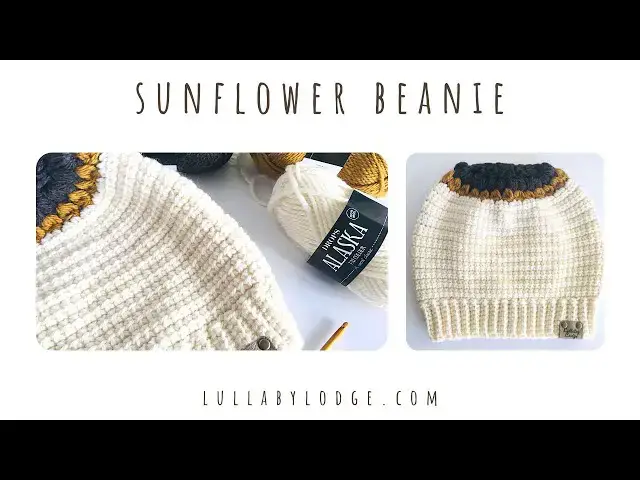 Video thumbnail for I Made a Crochet Sunflower Beanie.  You Can Too!