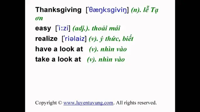 Video thumbnail for Learn English Vocabulary - Grade 7 - Unit 07 - Lesson 01