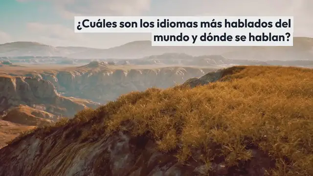 Video thumbnail for ¿Cuáles son los idiomas más hablados del mundo y dónde se hablan?