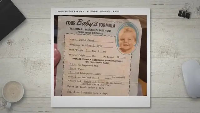 Video thumbnail for A ‘Homemade Baby Formula’ Recipe from 1960 is Viral — and Dangerous