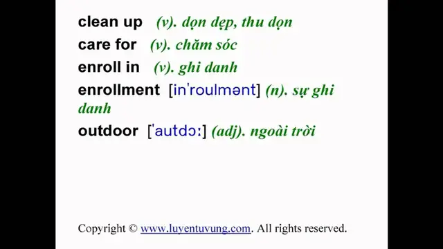 Video thumbnail for Learn English Vocabulary - Grade 8 - Unit 06 - Lesson 01