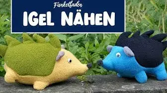 Video thumbnail for Nähanleitung Igel nähen für Anfänger ganz einfach Kuscheltier nähen aus Stoffresten