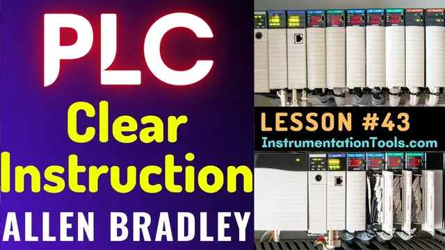 Video thumbnail for PLC Training 43 - Clear Instruction in PLC - Allen Bradley Tutorials