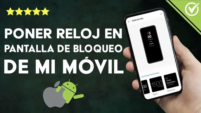 Video thumbnail for ¿Cómo poner el reloj en la pantalla de bloqueo de mi SMARTPHONE? - Android o iPhone