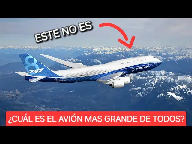 Video thumbnail for ¡Los MÁS GRANDES! Revisamos cuáles son los aviones más ENORMES de todos. ¿CUÁL es tu FAVORITO?