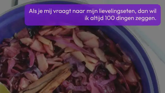 Video thumbnail for Rode kool met appel en kaneel