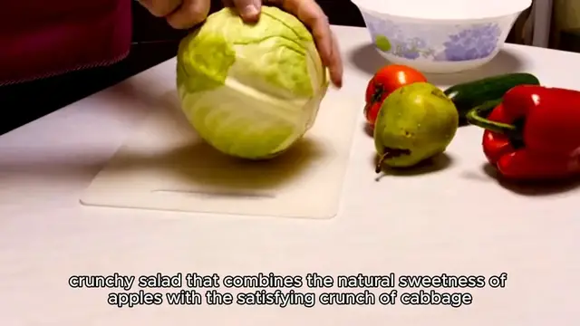 Video thumbnail for Cabbage and Apple Slaw