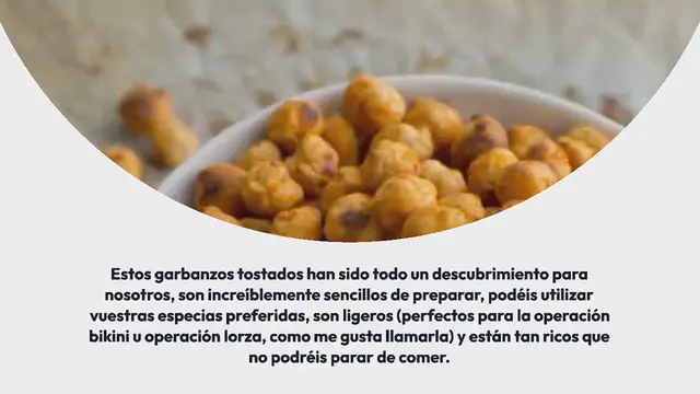 Video thumbnail for Garbanzos Tostados
