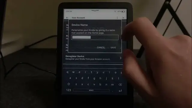Video thumbnail for How to Rename on AMAZON Kindle Touch 11 | Personalize Your Kindle Experience