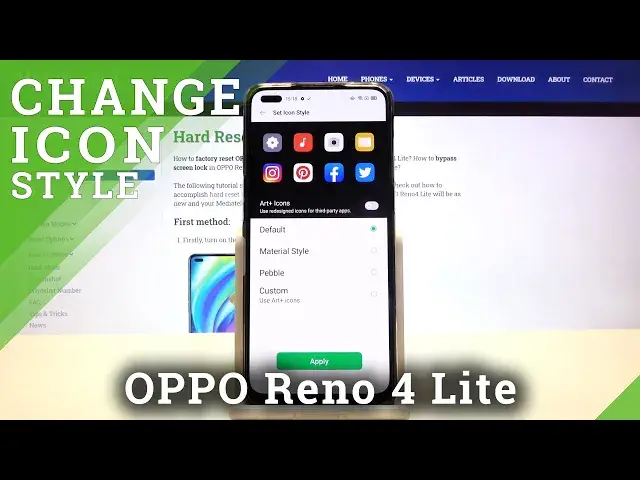 'Video thumbnail for How to Change Icon Shape on OPPO RENO 4 LITE – Menu Icon Settings'