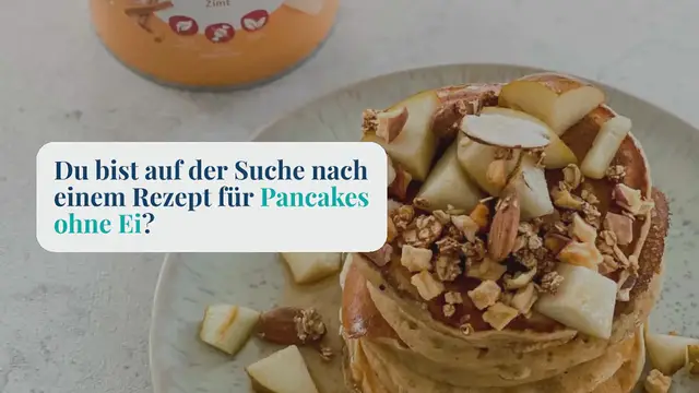 Video thumbnail for Einfache Zimt Pancakes ohne Ei [vegan]