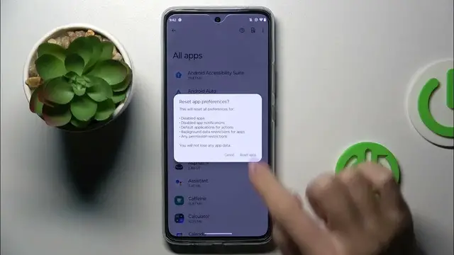'Video thumbnail for How to Reset App Preferences in Motorola Moto G72 - Restore App Defaults'
