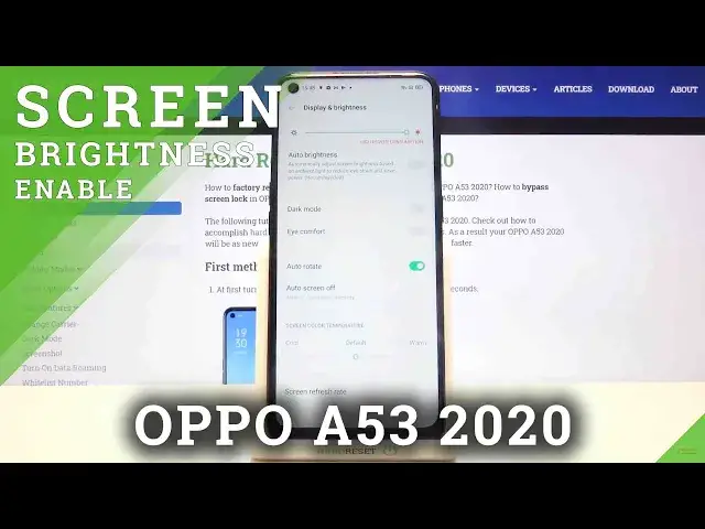 'Video thumbnail for How to Enable Eye Comfort Mode in OPPO A53 2020 – Customize Brightness'