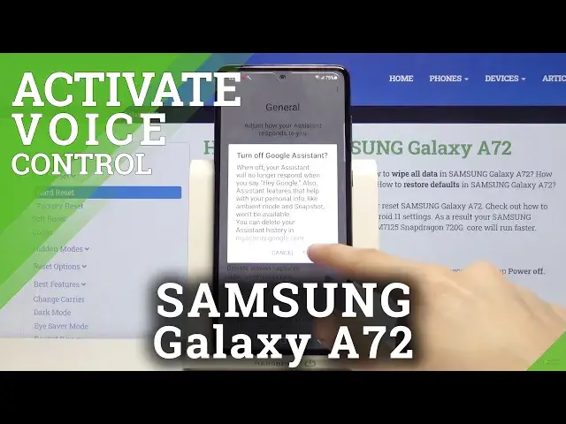 'Video thumbnail for How to Disable Google Assistant in SAMSUNG Galaxy A72 - Turn Off Google Assistant'