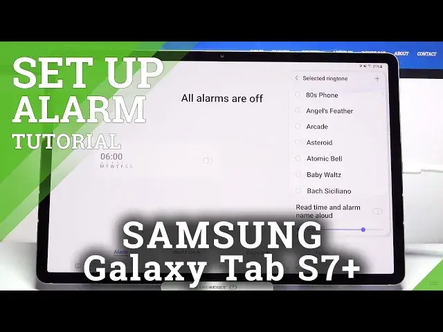 Video thumbnail for How to Set Up Alarm Clock in Samsung Galaxy Tab S7+?