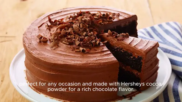 Video thumbnail for hershey cake recipe
