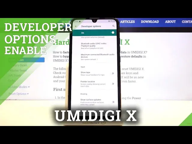 'Video thumbnail for How to Enter Developer Options in UMIDIGI X – Open Developer Mode'