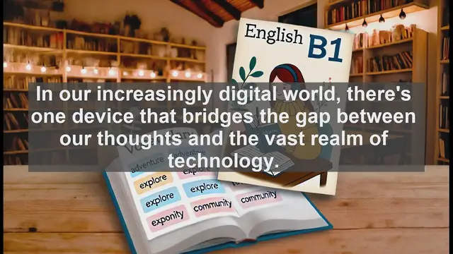 Video thumbnail for 2500 Must Know CEFR B1 Vocabulary - Keyboard: The Gateway to Digital Expression
