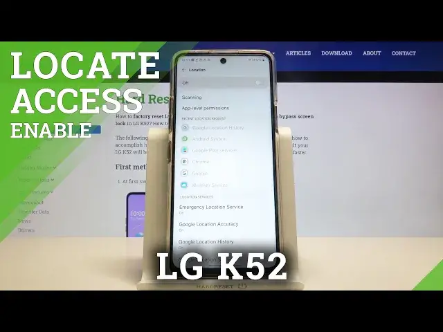 'Video thumbnail for How to Turn Off Location – Deactivate Location Option on LG K52'