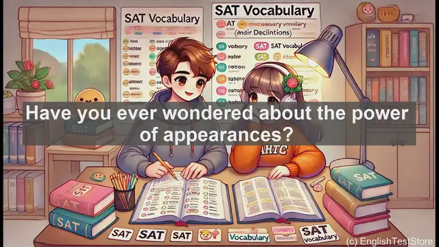 Video thumbnail for 5000 Must Know SAT Vocabulary - Exploring the Word 'Cosmetic': More Than Skin Deep