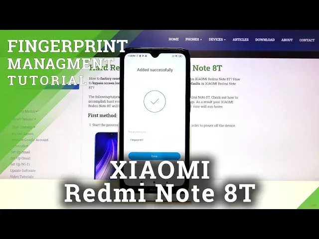 Video thumbnail for How to Set Fingerprint as XIAOMI Redmi Note 8T Screen Unlock