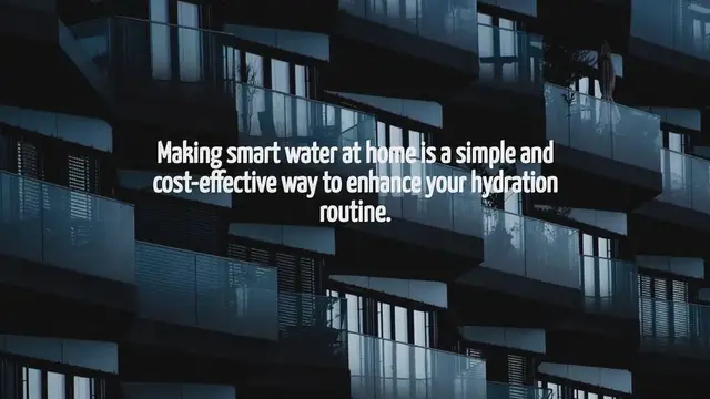 Video thumbnail for How To Make Smart Water At Home