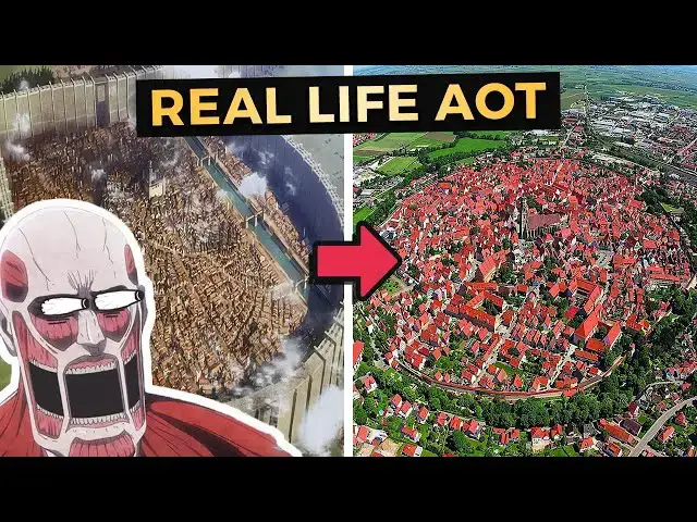 Video thumbnail for We visited the Real Life ATTACK ON TITAN Town in Nördlingen Germany!
