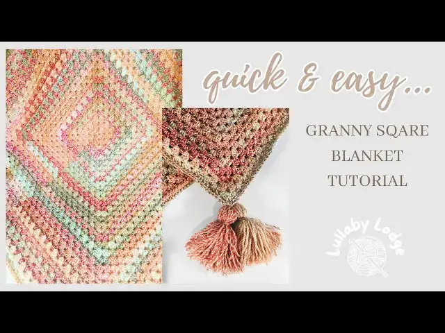 'Video thumbnail for Crocheting a GIANT Granny Square'