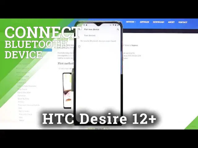 'Video thumbnail for How to Connect Bluetooth Device With HTC Desire 20+ - Bluetooth Connection'