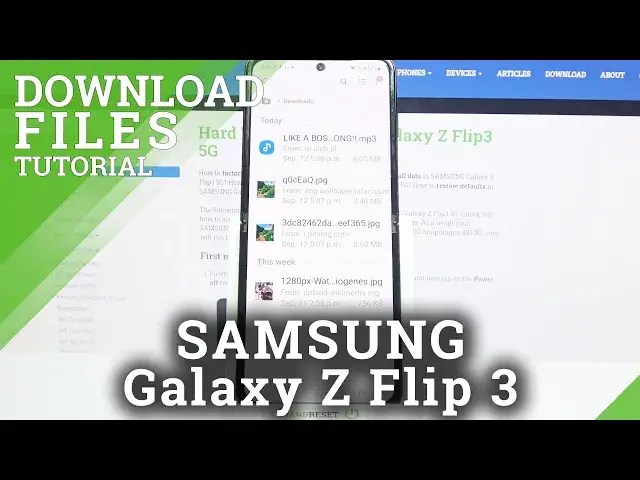 'Video thumbnail for How to Locate Downloaded Files on SAMSUNG Galaxy Z Flip 3 - Where are downloaded media hidden?'