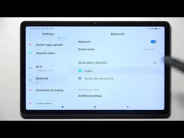 Video thumbnail for How to Connect a Bluetooth Device to the XIAOMI Redmi Pad