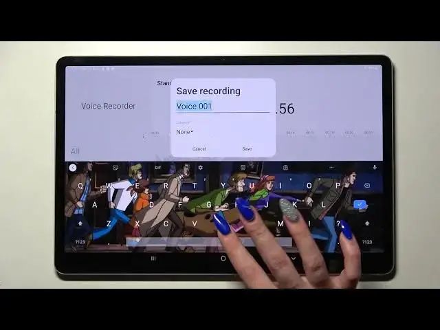 'Video thumbnail for How to Record Sounds on SAMSUNG Galaxy Tab S8+ - Use Sound Recorder'