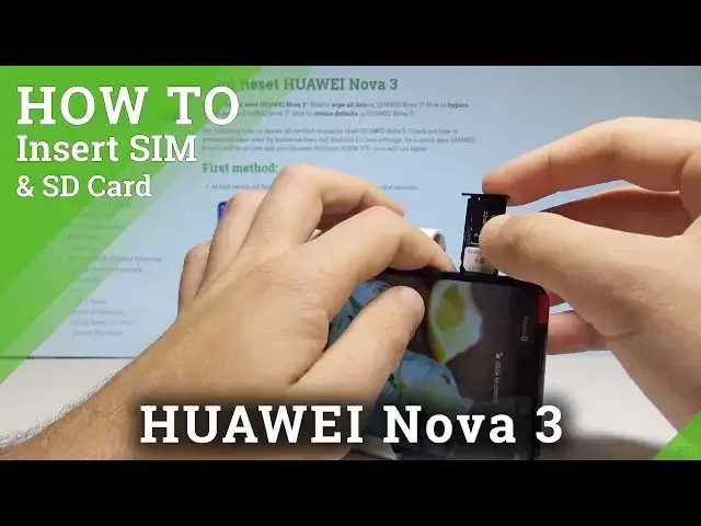Video thumbnail for How to Insert SIM & SD in HUAWEI Nova 3 - Install Nano SIM and SD Card