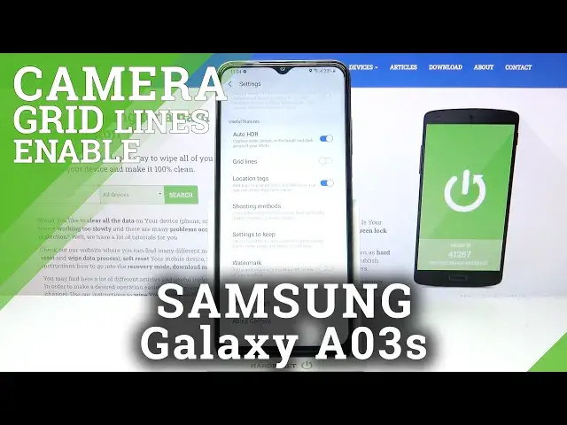 Video thumbnail for How to Enable/Disable Camera Gridlines in SAMSUNG Galaxy A03s – Orientation Lines