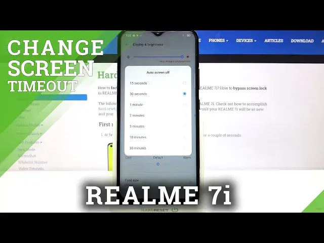 'Video thumbnail for How to Change Screen Timeout in REALME 7i – Screen Sleep Time'
