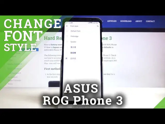 'Video thumbnail for How to Change Font Style in ASUS ROG Phone 3?'