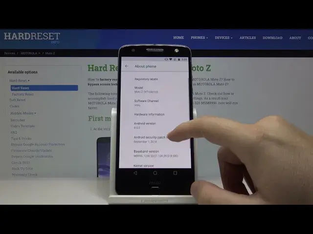 'Video thumbnail for How to Check Phone Specification in MOTOROLA Moto Z – Find Phone Info'