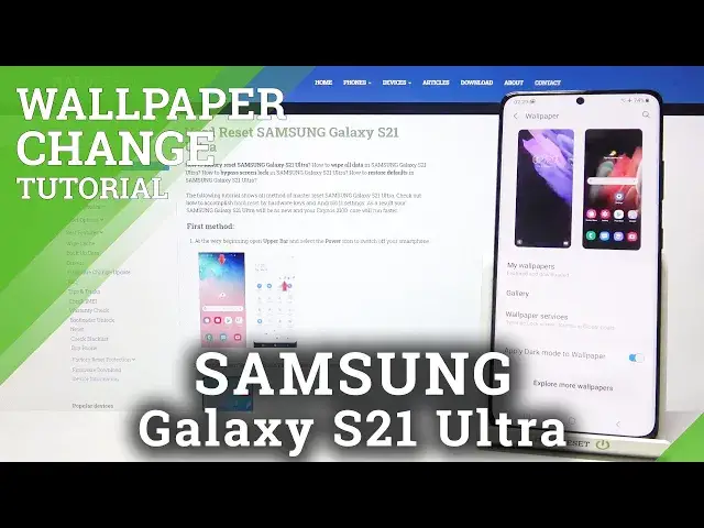 Video thumbnail for How to Check Available Wallpapers in SAMSUNG Galaxy S21 Ultra – Change Wallpaper