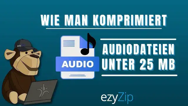 'Video thumbnail for Audiodateien unter 25 MB online komprimieren (einfache Anleitung)'
