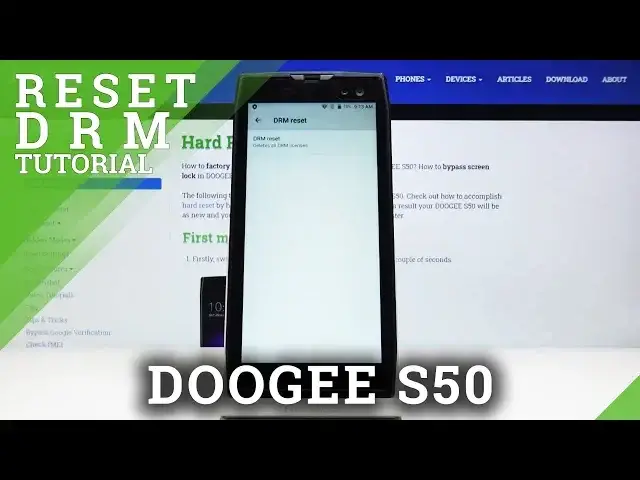 Video thumbnail for How to Reset DRM in DOOGEE S50 – Clear Licenses / Credentials