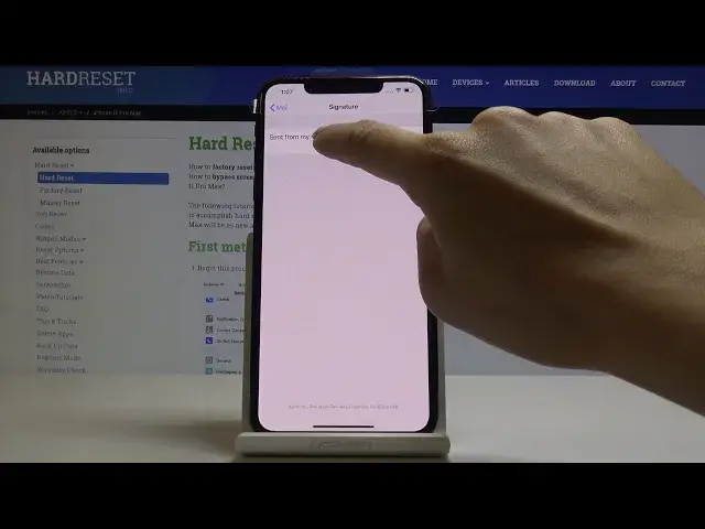 'Video thumbnail for How to Change Mail Signature in iPhone Pro Max'