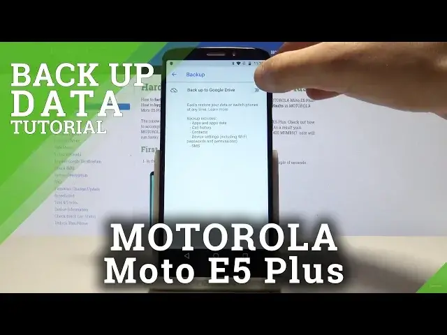 'Video thumbnail for How to Back Up Data in Motorola Moto E5 Plus - Enable Google Backup'