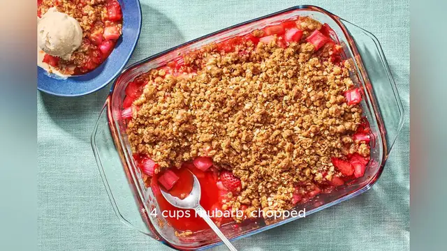 Video thumbnail for rhubarb recipe