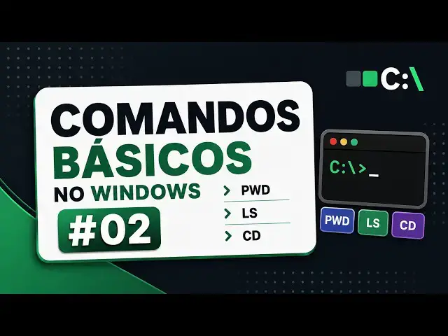 Video thumbnail for Como Navegar no Terminal do Windows #02 — PWD, LS, CD e Mais
